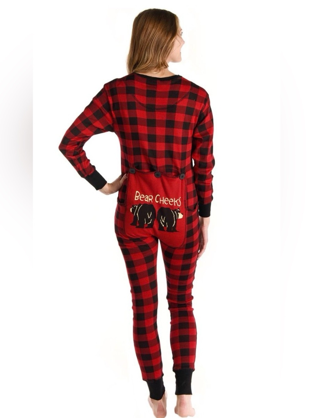 Lazy Ones Bear Cheeks One Piece Pajamas